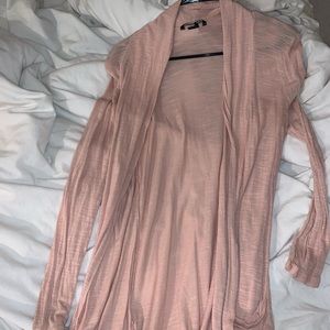 h & m light pink cardigan